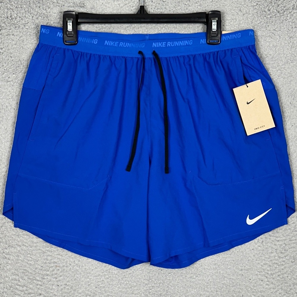 NEW Nike Running Shorts Mens Large Dri-FIT Blue Standard Fit Athletic Training